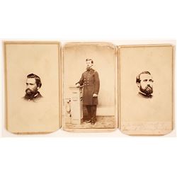 Civil War Soldier CDV's (3)  (65025)