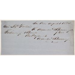 Alexander & Banning Receipt  (63431)
