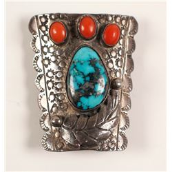 Turquoise Bolo Tie Slide  (80953)