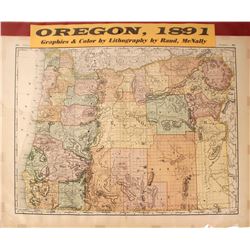 Oregon Map by Rand-McNally  (59619)