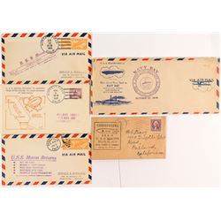 Five USS Macon Covers  (52030)