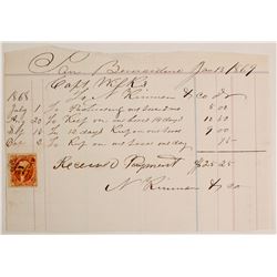 Receipt for Capt. Wilks  (69052)