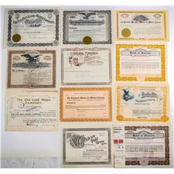 Colorado Mining and Other Stocks(11)  (64010)