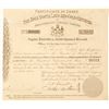 Image 1 : Nova Scotia Land & Gold Crushing & Amalgamating Co. Stock, 1863  (63015)