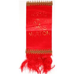 Harrison/ Morton Campaign Ribbon  (61902)
