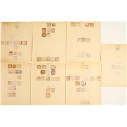 Montana Cut Square Postmarks  (58365)