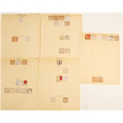 Wyoming Cut Square Postmarks  (58367)