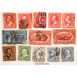 US Singles Stamp Group, 19th Century  (63363)