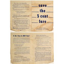 c1935 New York Subway Flyer  (49145)