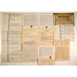 Railroad (letters, Stocks, Checks)  (86827)