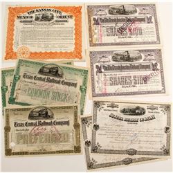 Texas/Mexico Railroad Co ephemera  (86942)