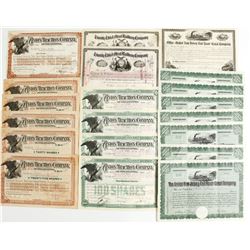 3 Eastern Rail Co Stock Certificates  (86902)