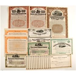 Mid-West Railroad Co Stocks/Bonds  (86943)