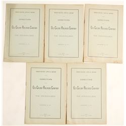 Old Colony Railroad Company Reports  (60273)