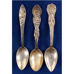 Sterling Silver Souvenir Spoons  (80941)