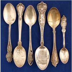 Sterling Silver Souvenir Spoons  (80945)