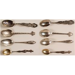Sterling Silver Souvenir Spoons  (78567)