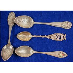 Sterling Silver Souvenir Spoons  (80554)