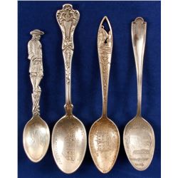 Sterling Silver Souvenir Spoons  (80943)