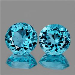 Natural Top Sky Blue Topaz 10.00 MM -  VVS