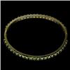 Image 2 : Natural Top Rich Green Emerald Bangle