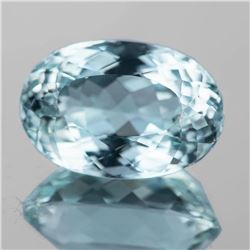 NATURAL BLUE GREEN TOPAZ 25x17 MM Topaz - FL