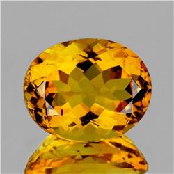 NATURAL INTENSE GOLDEN YELLOW CITRINE [FLAWLESS-VVS]