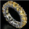 Image 1 : NATURAL AAA ORANGISH YELLOW CITRINE Ring