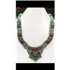 Image 1 : Tibet Hand Made Turquoise & Coral Necklace