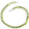 Image 1 : NATURAL AAA APPLE GREEN PERIDOT Bracelet
