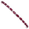 Image 1 : Natural  Top Blood Red Ruby Bracelet