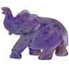 Image 1 : IMPRESSIVE 735 CT HAND CARVED  AMETHYST ELEPHANT