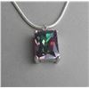 Image 1 : DAZZLING 19.75 CT MYSTIC TOPAZ PENDANT.