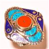 Image 1 : Tibet Hand Made multi Stone Ring RING