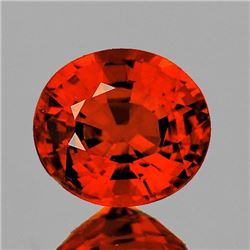 NATURAL ORANGE SPESSARTINE GARNET 6x5.5 MM - FL