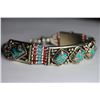 Image 1 : Tibet Hand Made Turquoise & Coral Bracelet