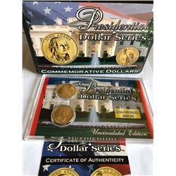 Presidential Dollar Series "John Adams" Commemorative Dollars set in Original Package