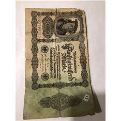 Rare 1922 German 50000 Berlin Marks Note Serial # H03796775