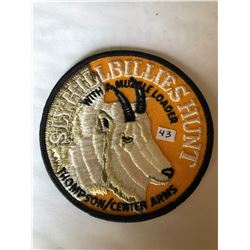 RARE LARGE Vintage Outdoors "THOMPSON CENTER ARMS SLY HILLBILLIES HUNT" Patch in Like New Condition