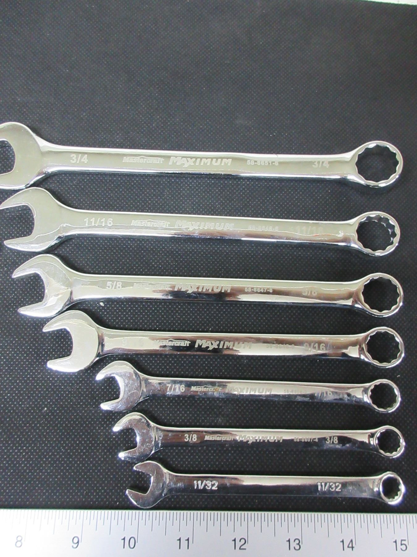 MasterCraft Maximum Wrenches 7 piece SAE set with Pliers and 3 other
