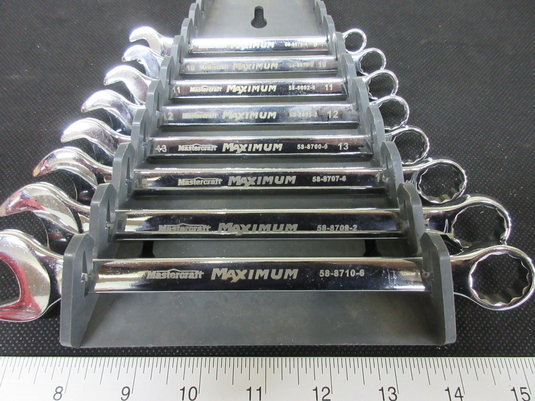 MasterCraft Maximum Wrenches 8 piece Metric / 9 - 18mm/wrenches only