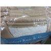 Image 2 : New FULL Heated Blanket comfort knit & sherpa Machine wash & dry