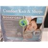 Image 1 : New TWIN Heated Blanket comfort knit & sherpa Machine wash & dry