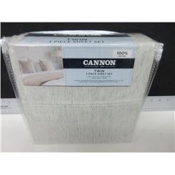 New TWIN 3 Piece Sheet set 100% cotton