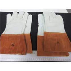 2 Pair of Mig/Tig Welding Gloves Top Grain Leather size XL msrp 24.95ea
