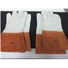 Image 1 : 2 Pair of Mig/Tig Welding Gloves Top Grain Leather size XL msrp 24.95ea