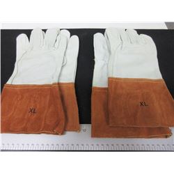 2 Pair of Mig/Tig Welding Gloves Top Grain Leather size XL msrp 24.95ea