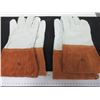 Image 1 : 2 Pair of Mig/Tig Welding Gloves Top Grain Leather size XL msrp 24.95ea