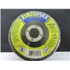 Image 3 : 10 New ZircoMax High Density 4 1/2" FLAP DISKS 80 grit 12,000rpm