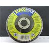 Image 3 : 10 New ZircoMax High Density 4 1/2" FLAP DISKS 80 grit 12,000rpm